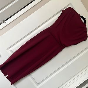 Express Mock Neck Midi Dress